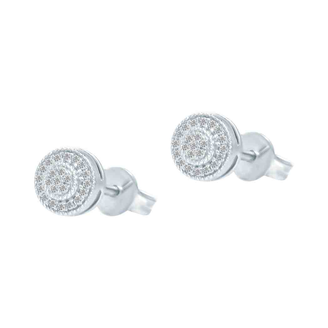Round Stud Earring ER21096A